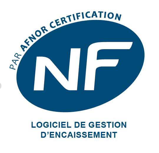 Logo NF525 pour les logiciels de gestion d'encaissement