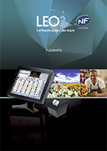 couverture plaquette fleuriste logiciel caisse enregistreuse LEO2 NF525